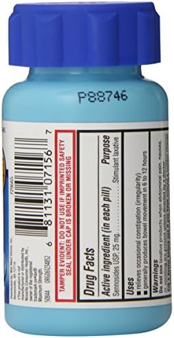 Equate Maximum Strength Laxative, Sennosides Stimulant Laxative, 25mg, 90ct, By Equate, Compare to Maximum Strength Ex-Lax - Image 2