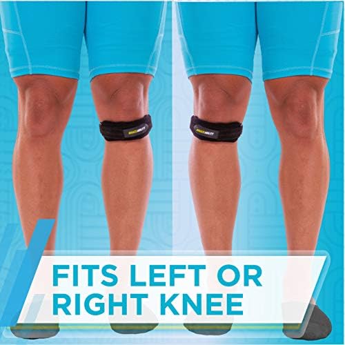 BraceAbility Patellar Tendon Support Strap - Knee Stabilizer Brace with Adjustable Band for Patella Tendonitis, Osgood Schlatter, Soccer, Basketball, Running, Jumper's Knee, Tennis, Volleyball (S) - Image 4