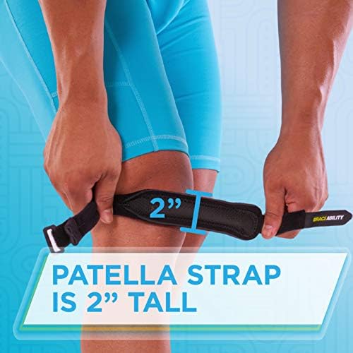 BraceAbility Patellar Tendon Support Strap - Knee Stabilizer Brace with Adjustable Band for Patella Tendonitis, Osgood Schlatter, Soccer, Basketball, Running, Jumper's Knee, Tennis, Volleyball (S) - Image 5