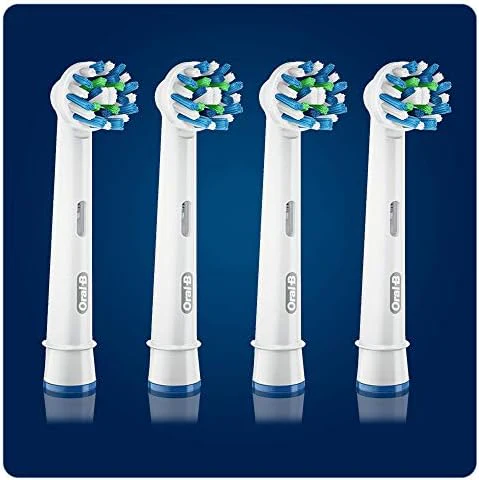 Oral B Cross Action Electric Toothbrush Replacement Brush Heads Refill, 4Count - Image 6