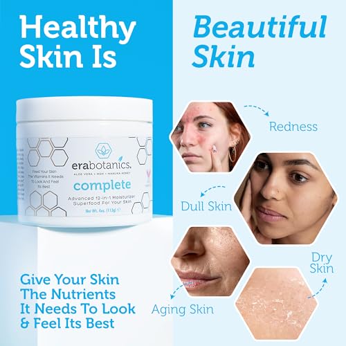 Era Organics Manuka Honey Face Cream - Advanced 12-in-1 Nourishing and Rejuvenating Daily Face Moisturizer for Women and Men - Face Moisturizer for Sensitive Skin - Body Moisturizer for Dry Skin 4 oz - Image 2