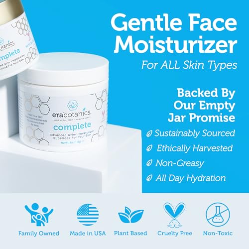 Era Organics Manuka Honey Face Cream - Advanced 12-in-1 Nourishing and Rejuvenating Daily Face Moisturizer for Women and Men - Face Moisturizer for Sensitive Skin - Body Moisturizer for Dry Skin 4 oz - Image 4