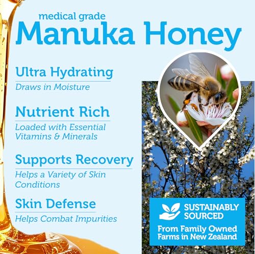 Era Organics Manuka Honey Face Cream - Advanced 12-in-1 Nourishing and Rejuvenating Daily Face Moisturizer for Women and Men - Face Moisturizer for Sensitive Skin - Body Moisturizer for Dry Skin 4 oz - Image 5