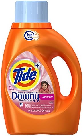 Tide Plus a Touch of Downy High Efficiency Liquid Laundry Detergent - 46 oz - April Fresh - 2 pk