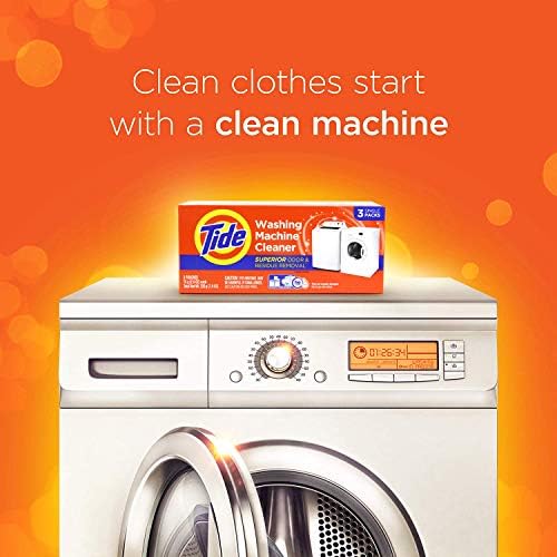 Washing Machine Cleaner by Tide, 10 Count, NEW Milder Scent with the Power of Oxi, Washer Machine Cleaner Powder Detergent for Front and Top Loader Machines (Packaging May Vary) - Image 4