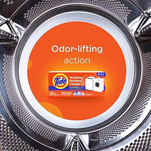 Washing Machine Cleaner by Tide, 10 Count, NEW Milder Scent with the Power of Oxi, Washer Machine Cleaner Powder Detergent for Front and Top Loader Machines (Packaging May Vary) - Image 5
