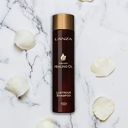 L'ANZA Keratin Healing Oil Lustrous Shampoo, Keratin Shampoo For Dry Damaged Hair, Boosts Shine, Strength and Hair Health, Repairing Damage and Prevents Frizz, Sulfate Free, Cruelty Free - Image 3