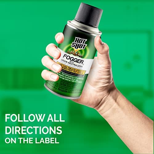 Hot Shot Fogger With Odor Neutralizer, Kills Roaches, Ants, Spiders & Fleas, 3 Count, 2 Ounce Pack of 2 - Image 4