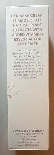 Dermaka Skin Cream 4 oz. All-Natural Skin Cream- Formulated by a surgeon to aide in healing damaged skin. Moisturizing Lotion helps issues that may cause skin irritation. - Image 7