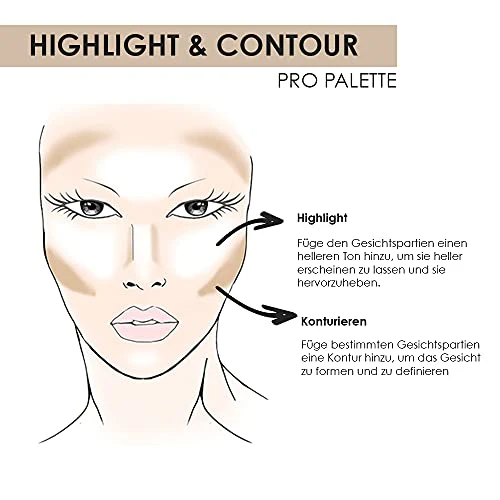 NYX PROFESSIONAL MAKEUP Highlight & Contour Pro Palette - Image 5