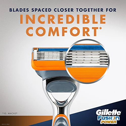 Gillette Fusion Power Men's Razor Blade Refills, 8 Count - Image 5