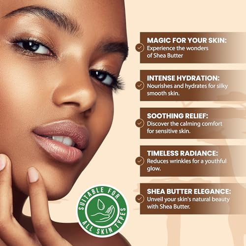 Raw African Shea Butter 16 oz. - 100% Pure Natural Unrefined IVORY - Ideal Moisturizer For Dry Skin, Body, Face And Hair Growth. Great For DIY Soap and Lip balm Making. - Image 4