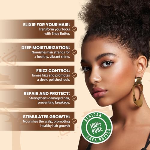 Raw African Shea Butter 16 oz. - 100% Pure Natural Unrefined IVORY - Ideal Moisturizer For Dry Skin, Body, Face And Hair Growth. Great For DIY Soap and Lip balm Making. - Image 5