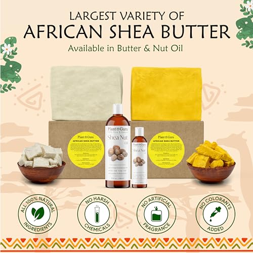 Raw African Shea Butter 16 oz. - 100% Pure Natural Unrefined IVORY - Ideal Moisturizer For Dry Skin, Body, Face And Hair Growth. Great For DIY Soap and Lip balm Making. - Image 7