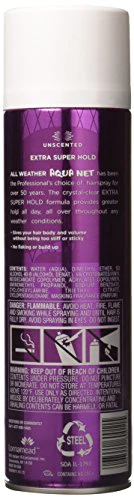 Aqua Net Extra Super Hold Professional Hair Spray Unscented 11 oz(Pack of 3) - Image 2