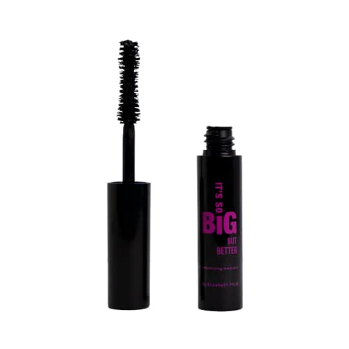 Elizabeth Mott Black Volumizing Smudge-Proof Cruelty Free Lengthening Fiber Mascara Set with Hourglass Wand, Water-Resistant, Safe for Eye Lash Extensions, Travel-friendly, Mini Trio Set, 4 ml x 3 - Image 3