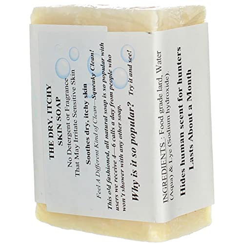 Grandma's Pure Lye Soap Bar - 6.0 oz Unscented Face & Body Wash Cleans with No Detergens, Dyes & Fragrances - 60018, pack-of-6 - Image 2