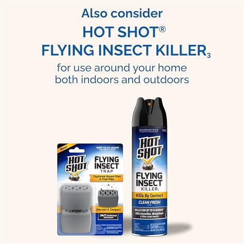 Hot Shot Flying Insect Killer3 (Aerosol) (Pack of 12) 15 oz - Image 10