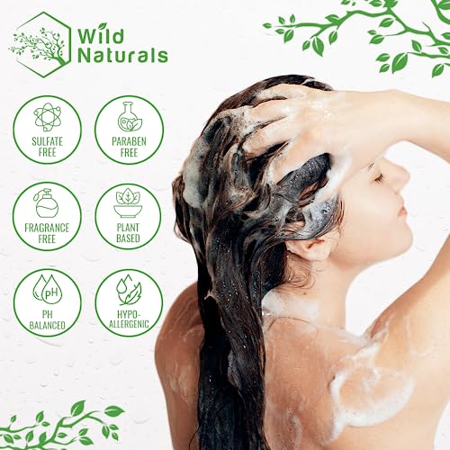Eczema & Psoriasis Treatment Shampoo - Anti-Dandruff, Scalp Relief for Dry & Itchy Skin - Hypoallergenic, Paraben & Fragrance-Free for Sensitive Scalp - Image 2