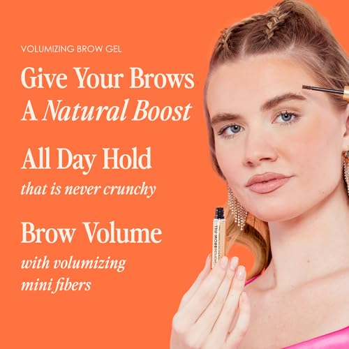 Grande Cosmetics GrandeBROW-FILL Volumizing Brow Gel, Tinted or Clear Eyebrow Mascara, Soft Flexible Hold, Water Resistant - Image 3