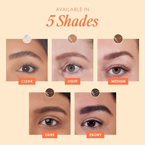 Grande Cosmetics GrandeBROW-FILL Volumizing Brow Gel, Tinted or Clear Eyebrow Mascara, Soft Flexible Hold, Water Resistant - Image 5