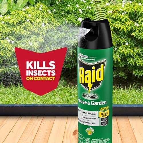 Raid House & Garden I, Kills Insects without Harming Plants, 11 oz - Image 3