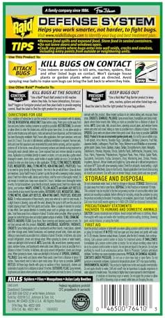Raid House & Garden I, Kills Insects without Harming Plants, 11 oz - Image 9