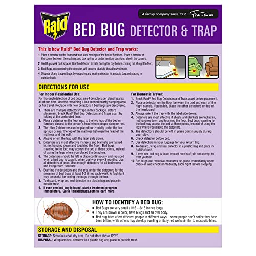 Raid Bed Bug Detector & Trap, 8 ct - Image 2