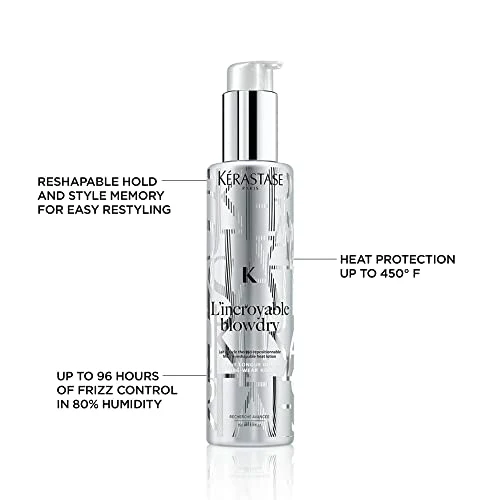 Kerastase L'incroyable Blow dry Hair Lotion | Miracle Reshapable Heat Serum | Extreme Frizz Control | Heat Protectant | With Glycerin | For Fine to Normal Hair |5.1 Fl Oz - Image 4