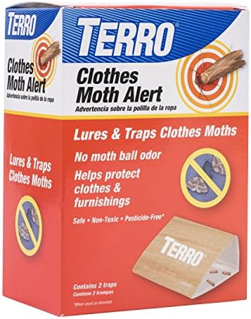 TERRO T720 Clothes Moth Alert Traps - 2 Non-Toxic, Safe Clothes Moth Traps - Image 2