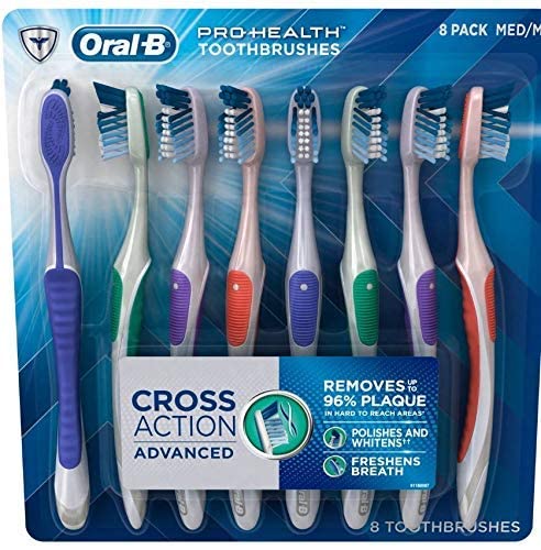 Oral-B Pro-Health Cross Action Advanced Toothbrush, Medium - 8 pack - Image 6