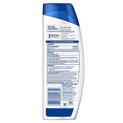 Head & Shoulders Itchy Scalp Care with Eucalyptus 2-in-1 Anti-Dandruff Shampoo + Conditioner 8.45 Fl Oz (Pack of 6) - Image 2
