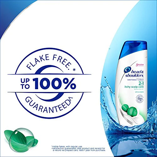 Head & Shoulders Itchy Scalp Care with Eucalyptus 2-in-1 Anti-Dandruff Shampoo + Conditioner 8.45 Fl Oz (Pack of 6) - Image 3