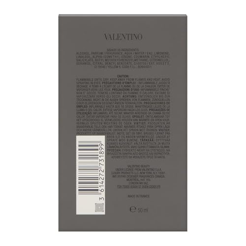 Valentino Uomo Intense for Men - Edp Spray, 1.7 Fl. Oz, Multicolor - Image 2