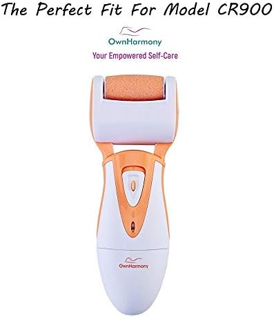 Own Harmony Extra Coarse 3 Refill Rollers Best Fit for Electric Callus Remover CR900 - Foot Care for Healthy Feet - Pedicure File Tools - Replacement 3 Pack Extra Coarse (Peach) - Image 6