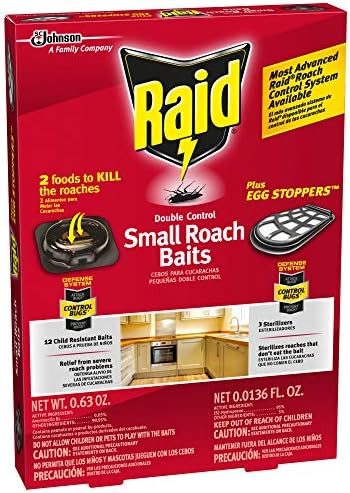 Raid Double Control Small Roach Baits Plus Egg Stopper 0.63 Ounce (Pack of 1) - Image 4