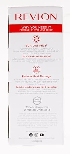REVLON 1100 Watt 3 Heat 2 Speed Pro Collection One Step Ionic Hair Dryer and Volumizer - Image 12