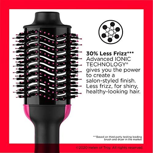 REVLON 1100 Watt 3 Heat 2 Speed Pro Collection One Step Ionic Hair Dryer and Volumizer - Image 4