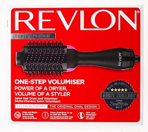REVLON 1100 Watt 3 Heat 2 Speed Pro Collection One Step Ionic Hair Dryer and Volumizer - Image 7