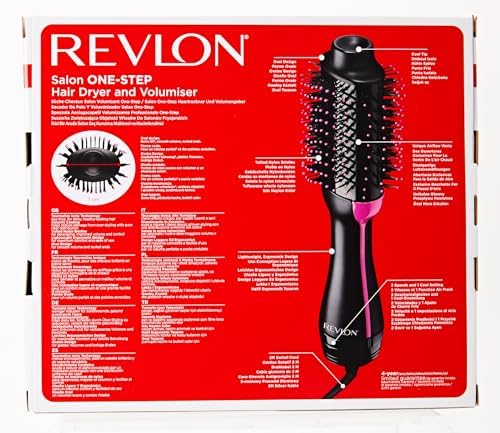 REVLON 1100 Watt 3 Heat 2 Speed Pro Collection One Step Ionic Hair Dryer and Volumizer - Image 8