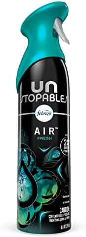 Febreze Air Mist Air Freshener Spray, Odor-Fighting Room Spray, Air Fresheners for Home and Bathroom and Kitchen, Aerosol Can, Unstopables Fresh Scent, 8.8oz, 1 Count - Image 8