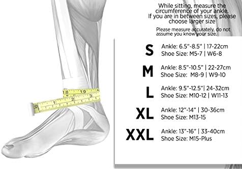 OS1st AF7 Ankle Bracing Sleeve Helps stabilize weak Ankles, Assist with Inversion sprains, Relieve Achilles tendonitis - Image 2