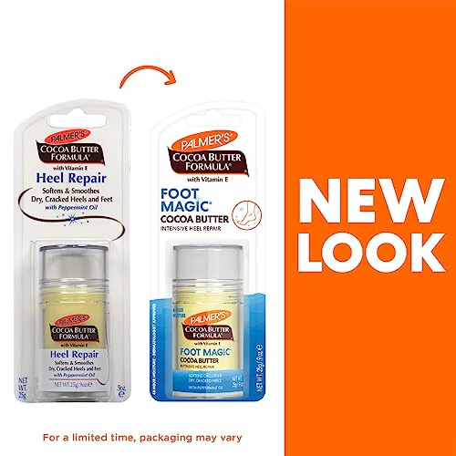 Palmer's Cocoa Butter Formula Heel Repair, Foot Balm Stick for Cracked Heels & Feet, No-Mess Stick Applicator, 0.9 Ounce - Image 2