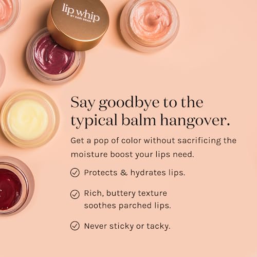 Kari Gran Lip Whip | Moisturizing Lip Balm with Organic Oils | Clear Glossy Sheen + Peppermint | Rich Buttery Texture, Hydrates & Protects | Non-GMO, Organic Ingredients, Made in USA (Marsala) - Image 2