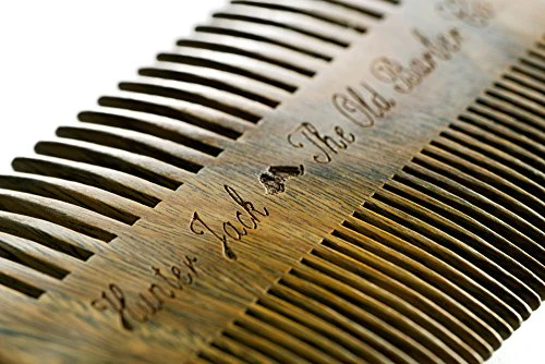 Sandalwood Handmade Beard Comb for Men - Premium Wooden Comb - Pocket Wood Comb in PU Leather Case - Image 8