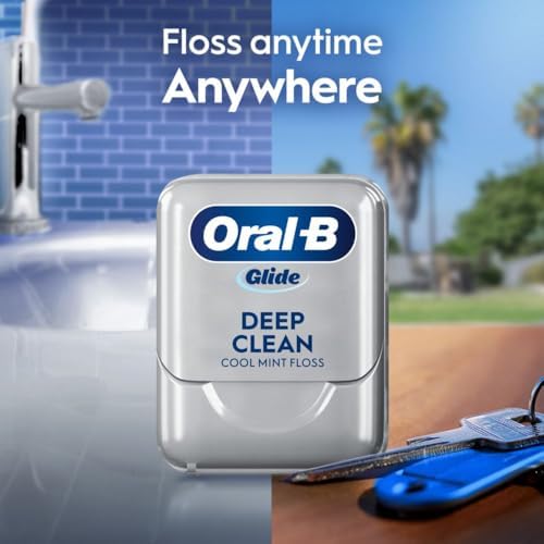Oral-B Glide Cool Mint Deep Clean Floss, 6 Count, Glide Dental Floss - Image 7