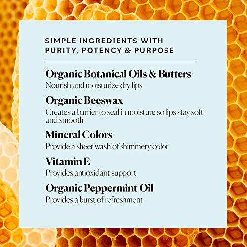 Sky Organics Tinted Lip Balms with Beeswax and a Rich Nourishing Blend of Plant Oils, Moisturizing Lip Balm to Lock In Moisture and Add A Sheer Wash Of Color & Shine , Four Assorted Flavors, 4pk. - Image 5