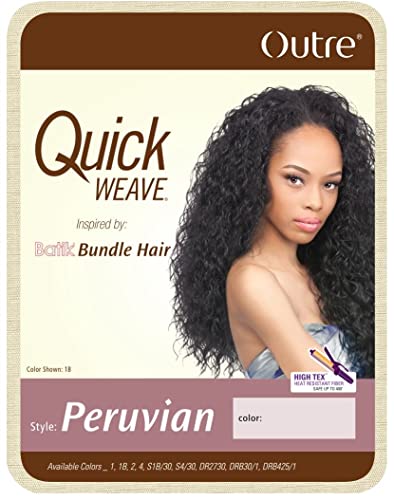 PERUVIAN (S1B/30) - Outre Quick Weave Batik Bundle Hair Half Wig - Image 2