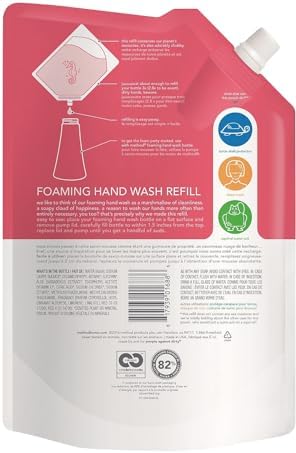 Method Foaming Hand Soap Refill, Pink Grapefruit, Biodegradable Formula, 28 Fl Oz (Pack of 1) - Image 2