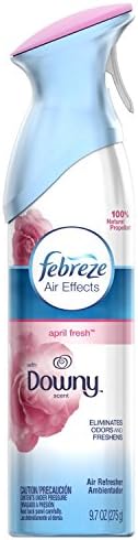 Febreze Air Effects - With Downy Scent - April Fresh - Net Wt. 9.7 OZ (275 g) Per Can - Pack of 2 - Image 9